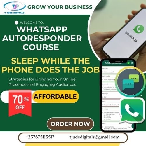 WhatsApp autoresponder course