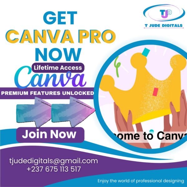 Canva Pro cover poster