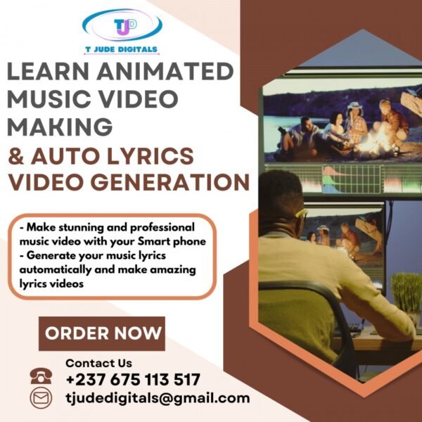 animated-music-video-and-auto lyric video generation course